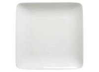 Assiette carrée Elegance blanche 15cm