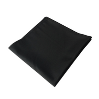 Serviette carrée noire 50cm en coton