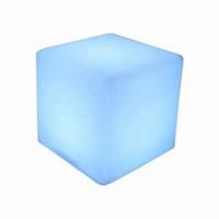 Pouf cube lumineux 30