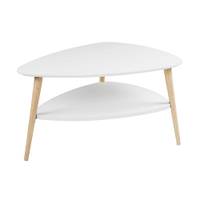 Table basse Galet blanche
