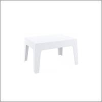 Table basse rectangulaire Lounge blanche