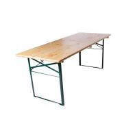 Table rectangulaire Kermesse bois 220cm