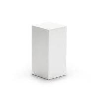 Stèle carrée blanche 80cm
