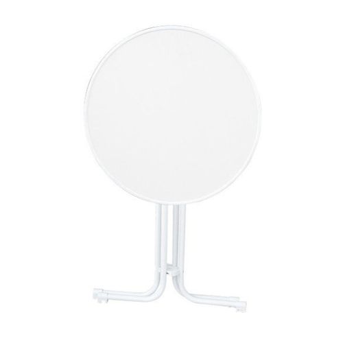 Table mange debout ronde blanche-1