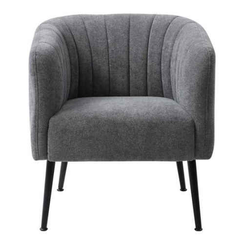 Fauteuil Coquillage Gris-1