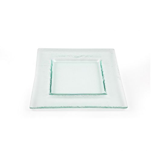Assiettes de 20cm en verre gamme "carrever" -0