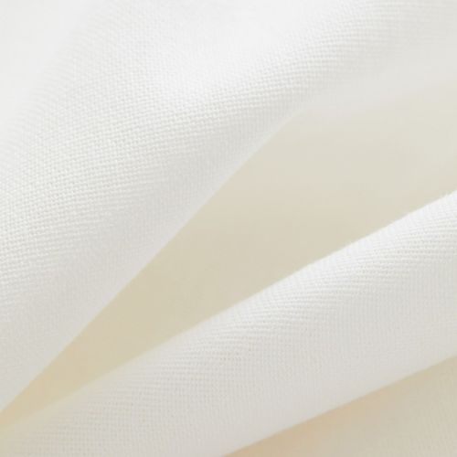 Nappe carrée blanche 150cm en coton-0
