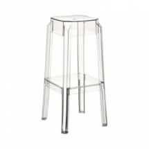 Tabouret Haut Design transparent-0