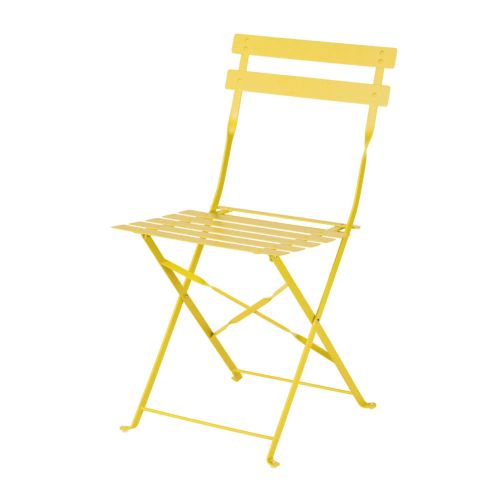 Chaise pliante Square Jaune-0