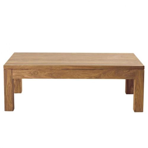 Table basse rectangulaire bois Massif-0