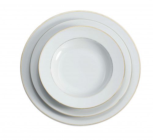 Assiette Collection Filet Or-0