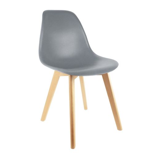 Chaise scandinave grise-0
