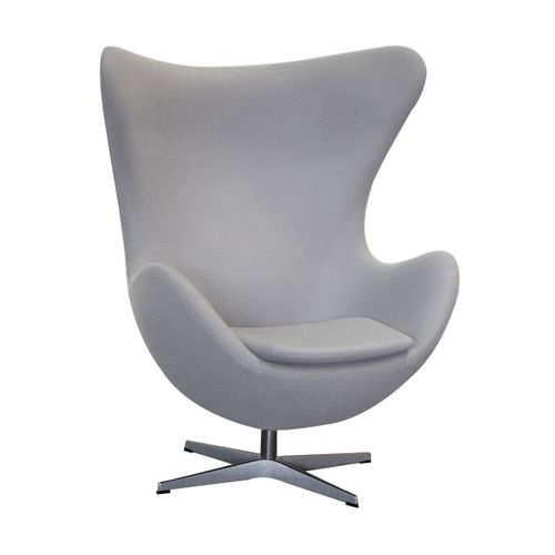 Fauteuil Oeuf gris-0