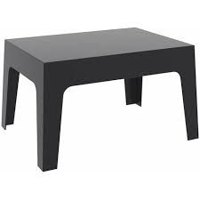 Table basse rectangulaire Lounge noire-0