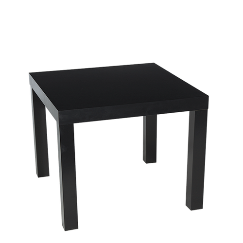 Table basse carrée Basic noire-1