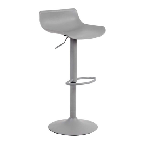 Tabouret Haut Gris Réglable-0