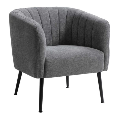 Fauteuil Coquillage Gris-0