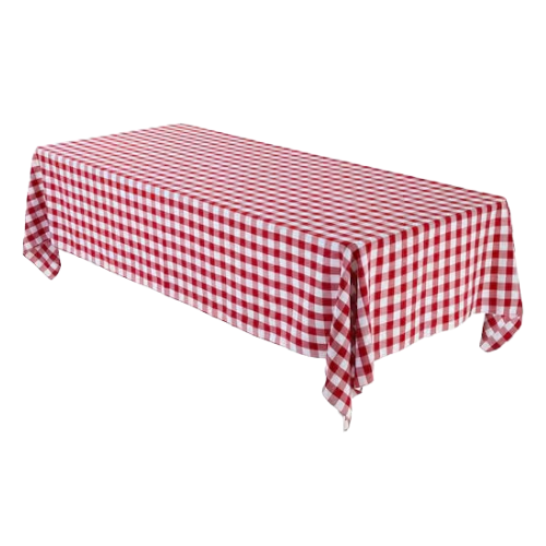 Nappe rectangulaire vichy 180*300cm-0