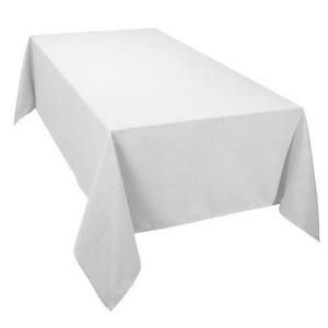 Nappe rectangulaire blanche 800*210cm en coton-1