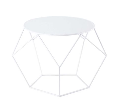 Table basse ronde blanche Design-0