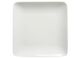Assiette carrée Elegance blanche 15cm