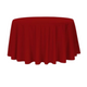 Nappe ronde rouge diamètre 280cm