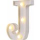 Lettre lumineuse J